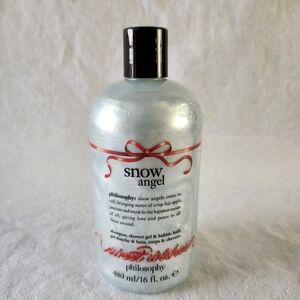 Philosophy Snow Angel Shampoo Shower Gel & Bubble Bath 16 fl oz Holiday 3-in-1